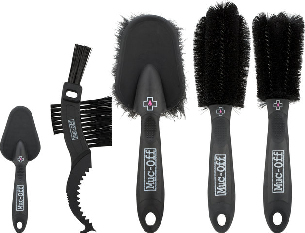 Muc-Off Set de cepillos de 5 piezas Brush-Set - negro