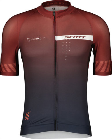 Scott RC Pro S/S Trikot - wood red-dark blue/S