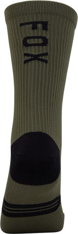 Fox Head 8" Defend Socks - 2024 Model - olive green/39-43