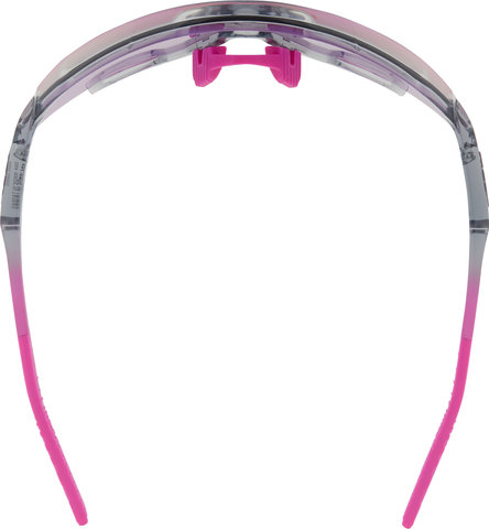 100% Slendale Mirror Sportbrille - polished translucent grey/purple multilayer mirror