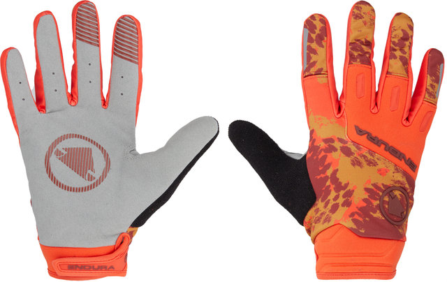 Endura SingleTrack Windproof Full Finger Gloves - paprika/M