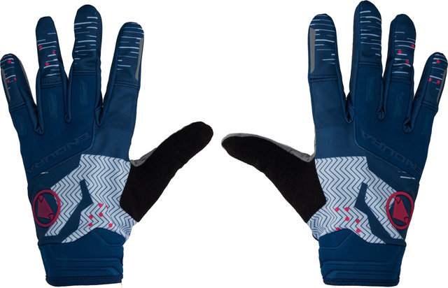 Endura SingleTrack Windproof Full Finger Gloves - blueberry/M