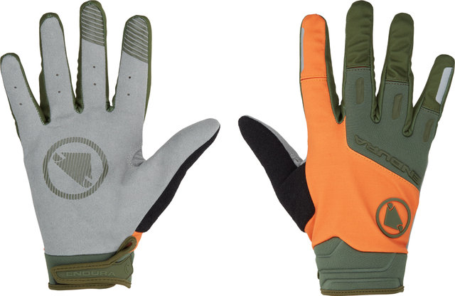 Endura SingleTrack Windproof Full Finger Gloves - harvest/M