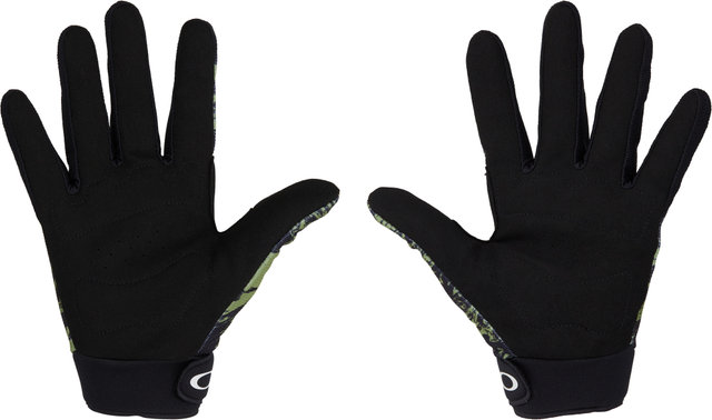 Oakley Seeker MTB Full Finger Gloves - duality swirl green-black/M