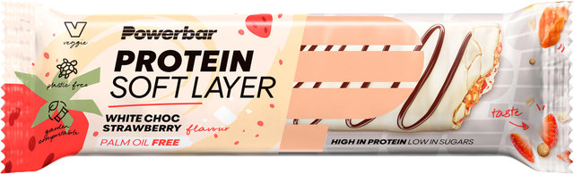 Powerbar Protein Soft Layer Proteinriegel - 1 Stück MHD: 05/2024 - strawberry-white chocolate/40 g