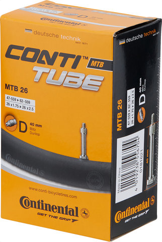 Continental MTB 26 Inner Tube - universal/26x1.75-2.5 Dunlop 40 mm