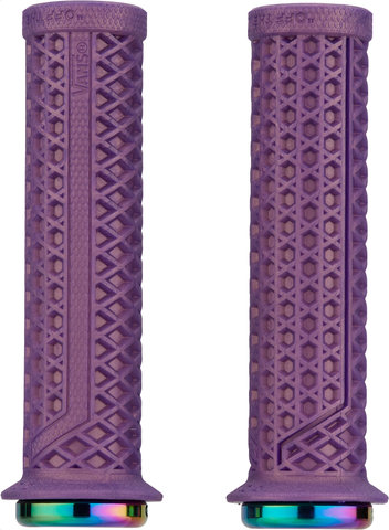ODI Puños de manillar Vans v2.1 Lock-On - iridescent purple/135 mm