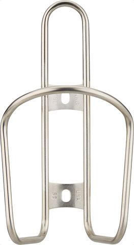King Cage Flat Top Stainless Steel Bottle Cage - silver/universal