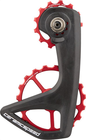 CeramicSpeed OSPW RS 5-Spoke Derailleur Pulley System for Shimano R9250 / R8150 - red/universal