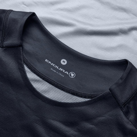 Endura Core Printed L/S Tee Jersey - black/M