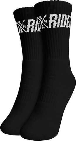 Loose Riders Chaussettes VTT - pack de 3 - classic black/one size