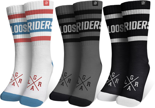 Loose Riders MTB Socken 3er Pack - legacy/one size