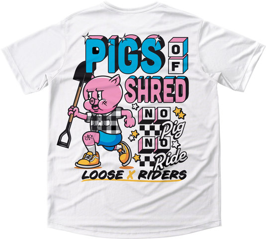 Loose Riders Pigs Shred SS Jersey - no pig no ride/M
