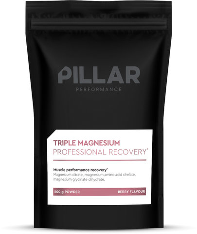 PILLAR Performance Poudre Triple Magnésium Professionnelle Récupération - berry/200 g