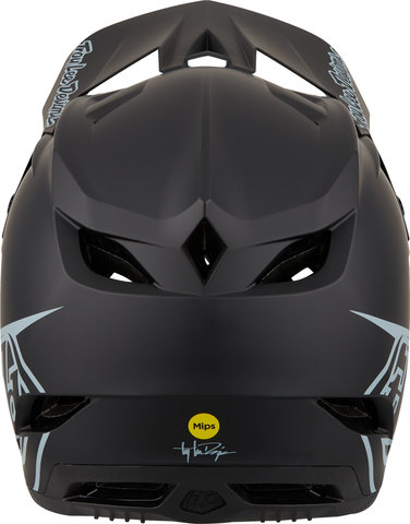Troy Lee Designs D4 Polyacrylite MIPS Fullface-Helm - stealth black/55 - 56 cm