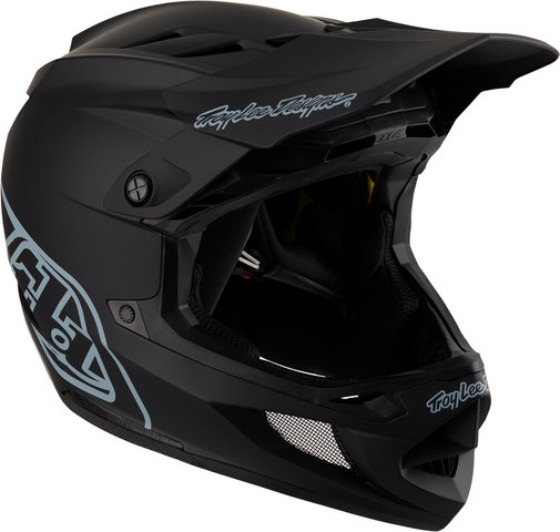 Troy Lee Designs D4 Polyacrylite MIPS Fullface-Helm - stealth black/55 - 56 cm