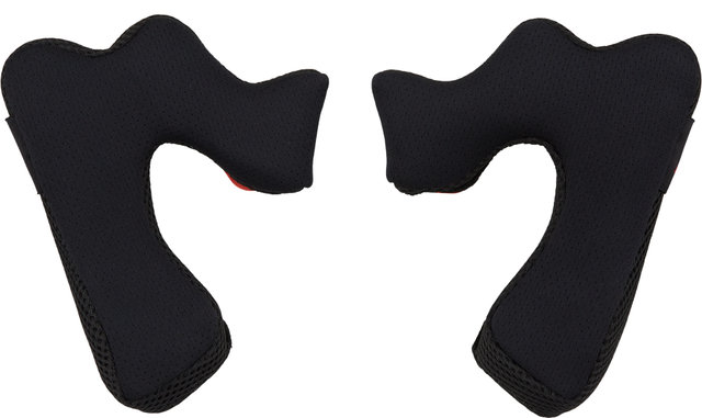 Troy Lee Designs Almohadillas de mejillas para casco D4 Polyacrylite MIPS - solid black/58 - 59 cm