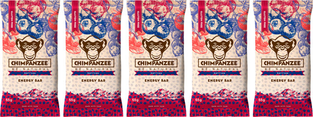 Chimpanzee Barre Energy Bar - 5 pièces - berries/275 g