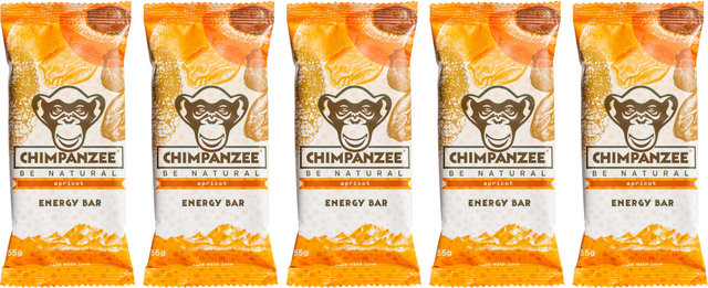 Chimpanzee Barrita Energy Bar - 5 unidades - apricot/275 g