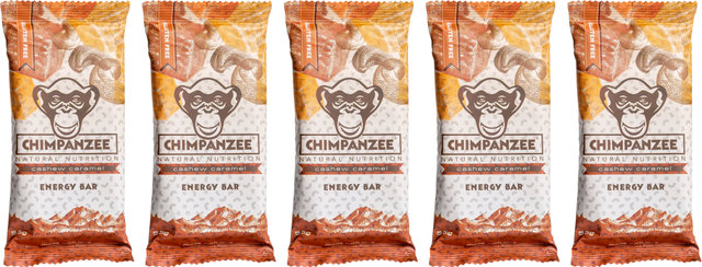 Chimpanzee Barrita Energy Bar - 5 unidades - cashew caramel/275 g