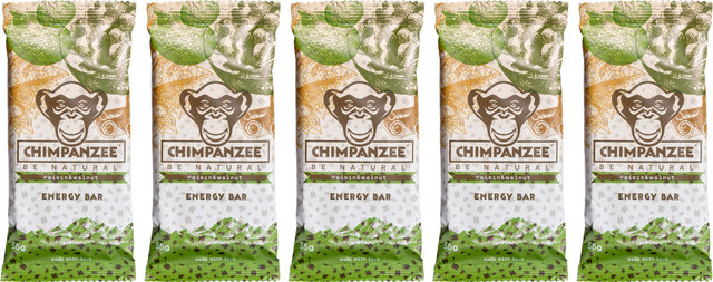 Chimpanzee Energy Bar Riegel - 5 Stück - raisin & walnut/275 g