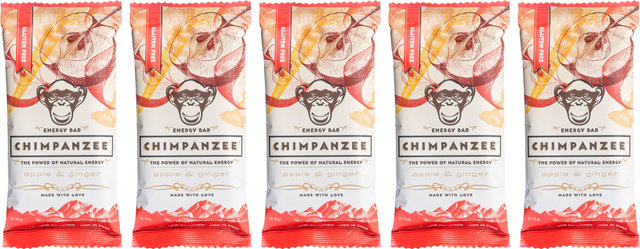 Chimpanzee Energy Bar - 5 Pack - apple & ginger/275 g