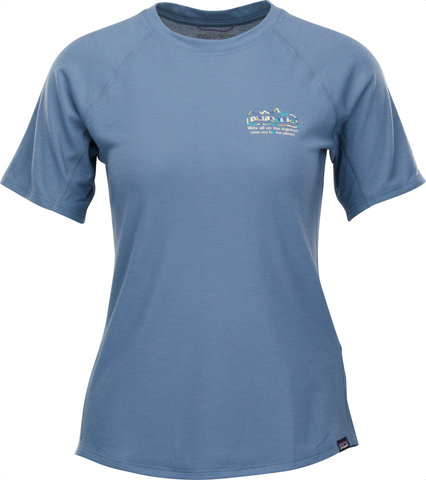 Patagonia Shirt pour Dames Capilene Cool Trail Graphic - unity fitz-utility blue/XS