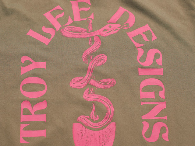 Troy Lee Designs Ruckus L/S Ride Tee Jersey - fangs olive/M
