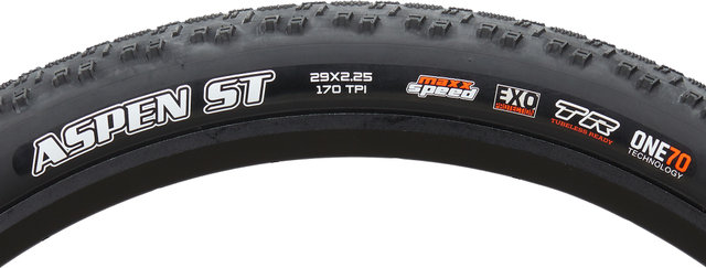 Maxxis Aspen ST TeamSpec MaxxSpeed EXO ONE70 TR 29" Folding Tyre - black/29x2.25
