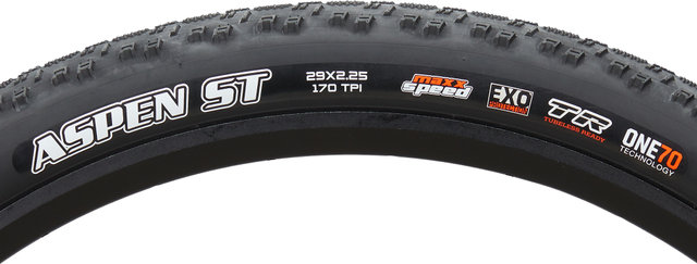 Maxxis Aspen ST TeamSpec MaxxSpeed EXO ONE70 TR 29" Faltreifen - schwarz/29x2,25