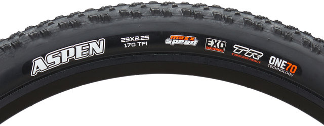 Maxxis Aspen TeamSpec MaxxSpeed EXO ONE70 TR 29" Folding Tyre - black/29x2.25