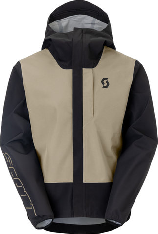 Scott Vertic 2.5 Layer Waterproof Rain Jacket - black-portobello beige | S