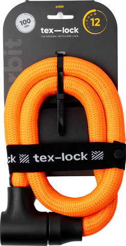 tex-lock orbit chain lock - acid orange | 100 cm