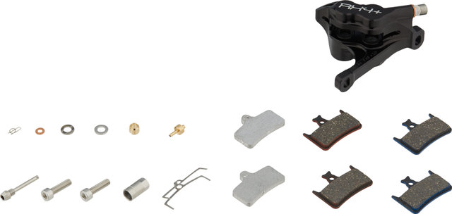 Hope RX4+ FM +20 Bremssattel für SRAM - black | Vorderrad | ohne Bremshebel