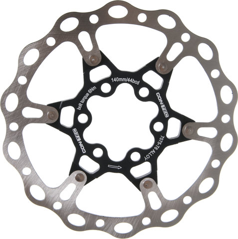 CONTEC CDR-HD 2 Brake Rotor - black-silver | 140 mm
