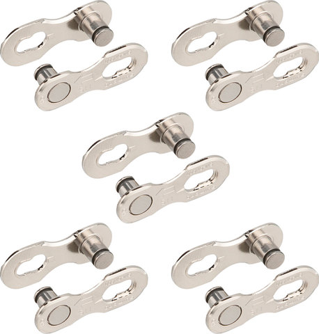 Shimano Verrou de Maillon SM-CN900-11 Quick-Link - 5 pièces - argenté
