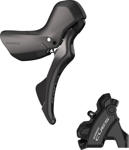 Shimano Cues ST-U6030 + BR-U6030 Disc Brake - black | Right (side-specific) | Rear wheel | 10/11 speed