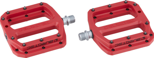 Burgtec MK4 Composite Platform Pedals - race red