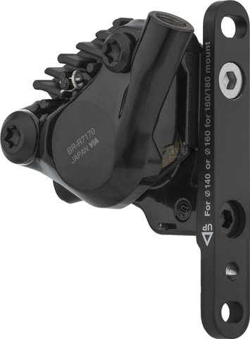Shimano 105 Bremssattel BR-R7170 mit Resinbelag - schwarz/Vorderrad/ohne