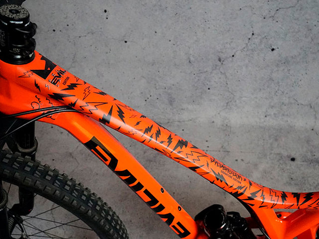 DYEDBRO Set de Films de Protection pour Cadre VTT - Sergio Layos Signature Edition black/universal