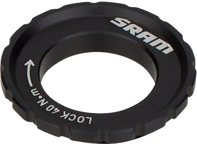 SRAM Paceline X Rounded Center Lock Bremsscheibe - black/140 mm