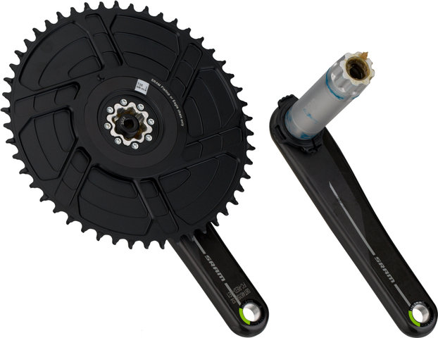 SRAM Red 1 E1 Aero DUB 1x12-speed Carbon Crankset - natural carbon/172.5 mm 50 tooth