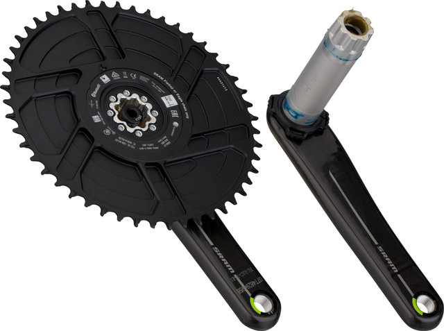 SRAM Juego de bielas Red 1 E1 AXS Aero DUB 1x12 vel. Carbon Powermeter - natural carbon/172,5 mm 50 dientes