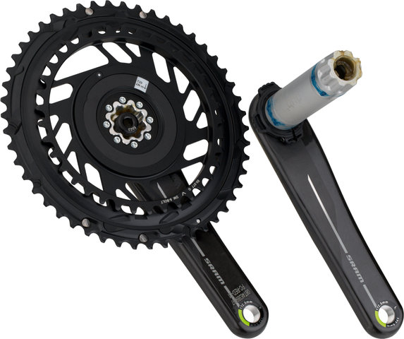 SRAM Juego de bielas Red E1 DUB 2x12 velocidades Carbon - natural carbon/172,5 mm 37-50