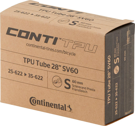 Continental TPU Inner Tube 28" - transparent/25-35 x 622 SV 60 mm