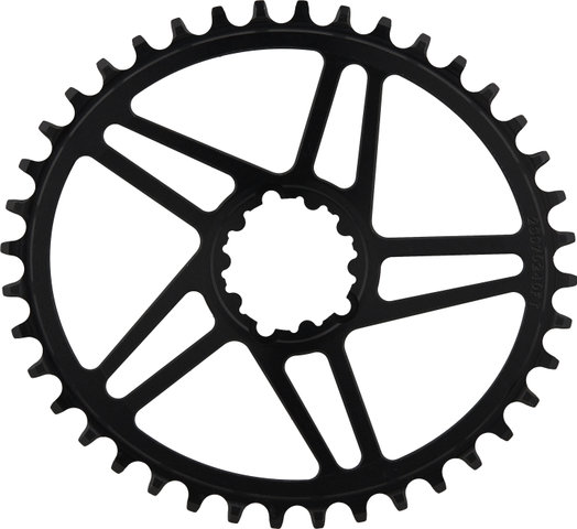 Wolf Tooth Components Plato Elliptical Direct Mount Flattop para SRAM Cyclocross / Road - black/40 