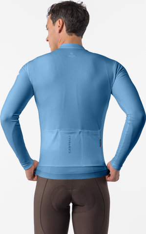 Castelli Espresso Thermal 2 L/S Trikot - metallic blue | S