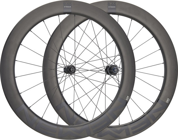 NEWMEN Juego de ruedas Advanced SL R.65 Streem Disc Center Lock Carbon 28" - black black | SRAM XDR | 142 mm | 100 mm | 28" | 100 mm | SRAM XDR | 100 mm | 142 mm | Non Boost | Non Boost