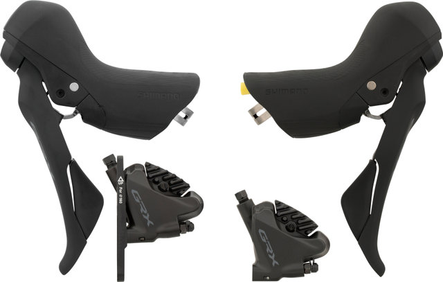 Shimano GRX RX600 2x11 30-46 Groupset - black/Shimano Road/Braze-on/11-30/Shimano Road/170,0 mm/without
