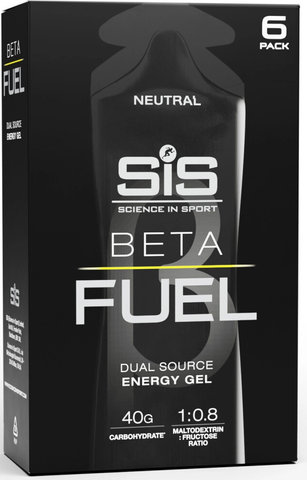 SIS Beta Fuel Energy Gel, 6 pack - neutral